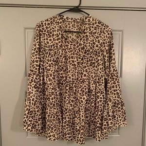 Cheetah print long sleeve